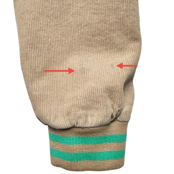 Urban Outfitters | Women | Corduroy Stripe Cropped Varsity Jacket | Size Small - Picture 14 of 16